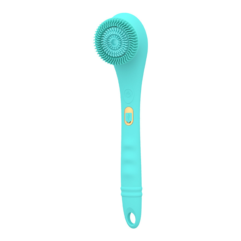 Cross-border New Long Handle Bath Brush Household Waterproof Multifunctional Massage Scrubbing Artifact Automatic Electric Bath Brush