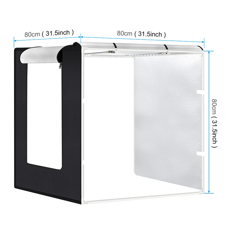 PULUZ Fat Cow 80cm LED studio set soft light photo box photo box light box set