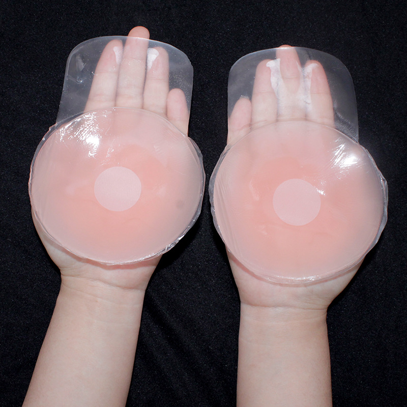 Pull breast paste underwear manufacturers wholesale silicone invisible upper breast paste anti-nipple bra