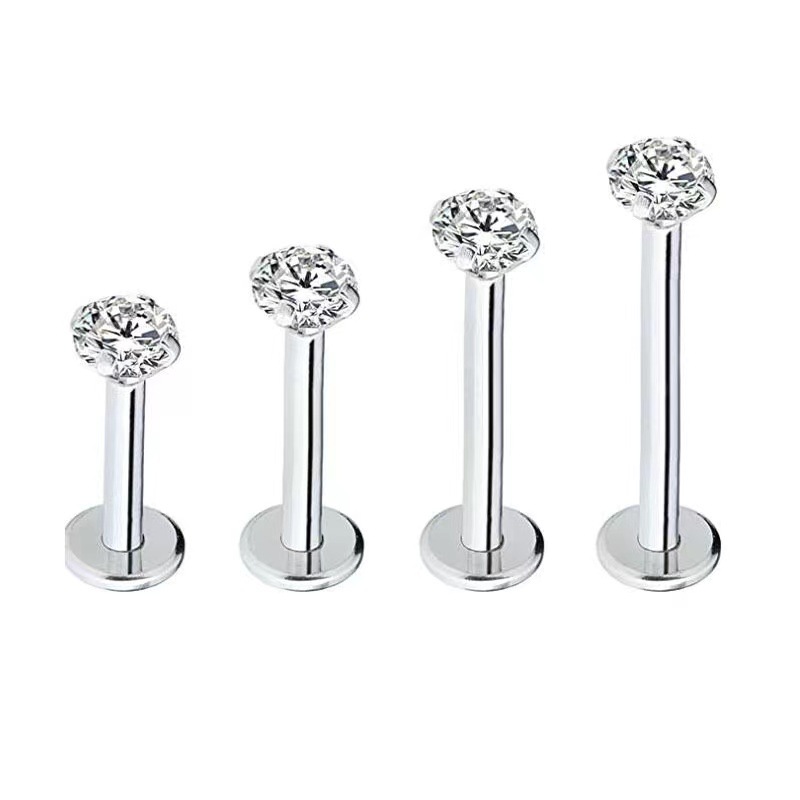 Amazon stainless steel lip nail stainless steel tongue nail stainless steel nose nail human body piercing ear bone nail female manufacturers wholesale