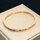 [4004] hollow Roman rose gold