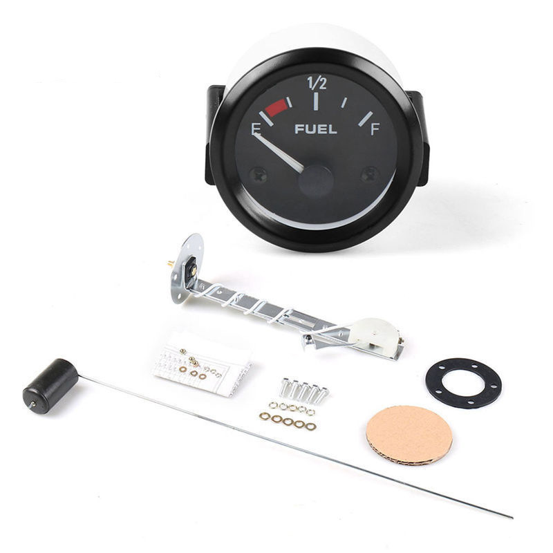 Hot Sale car instrument oil gauge 12v indicator light oil level gauge car instrument with oil float Universal