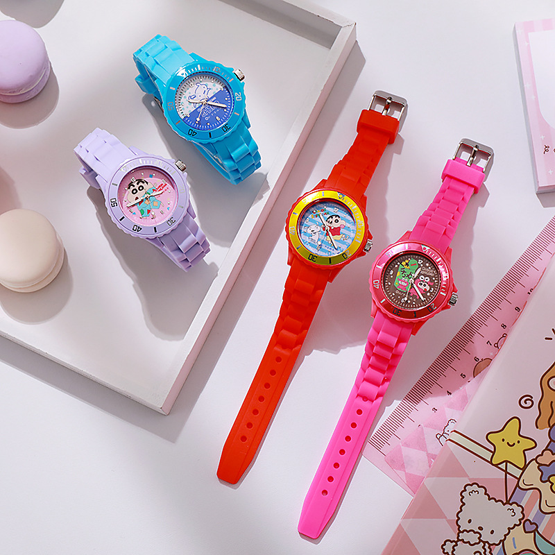New crayon small new children's watches silicone watches quartz watches wholesale foreign trade watches supply