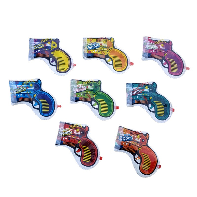 Internet Celebrity TikTok with Handheld Balloon Automatic Inflatable Fireworks Gun for Birthday Party Party Blow Fireworks Toy Gun