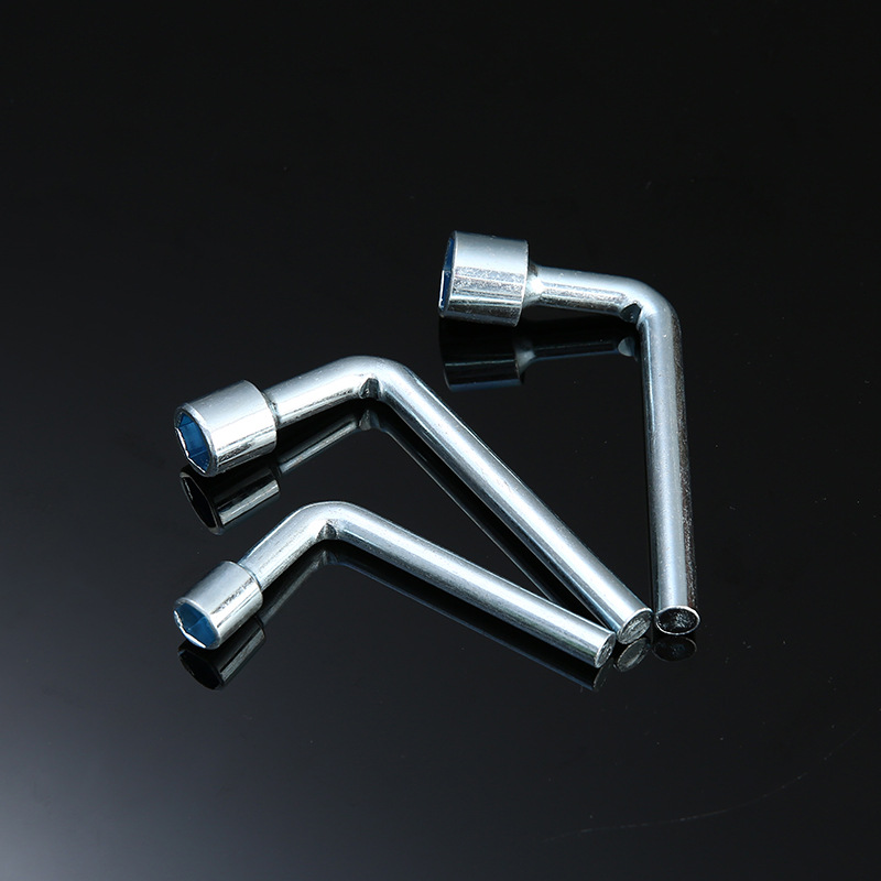 Pipe wrench L-type elbow pipe socket wrench 7-word pipe socket outer hexagonal wrench socket wrench