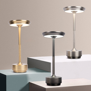 Amazon rechargeable I-shaped desk lamp creative hotel bar table lamp touch USB eye protection bedside lamp led night light