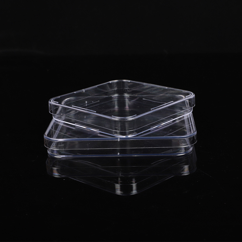 Plastic Petri Dish Laboratory Teaching Instrument Transparent Thickened Plastic Cell Dish Disposable Petri Dish