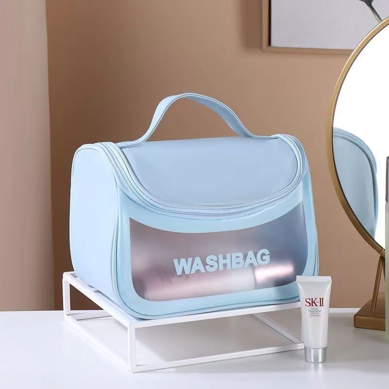2023 New Large Capacity Portable Cosmetic Bag Waterproof Simple Toiletry Bag Travel Portable Storage Bag