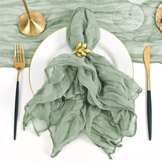 Bali yarn pleated napkin country bohemian table cloth decoration wedding party evening napkin placemat wholesale