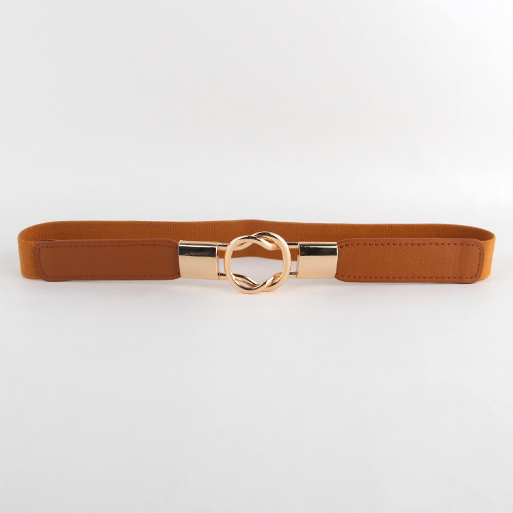 Belt women's dress fashion buckle elastic thin belt Women's waist cover Joker decorative elastic belt manufacturers wholesale