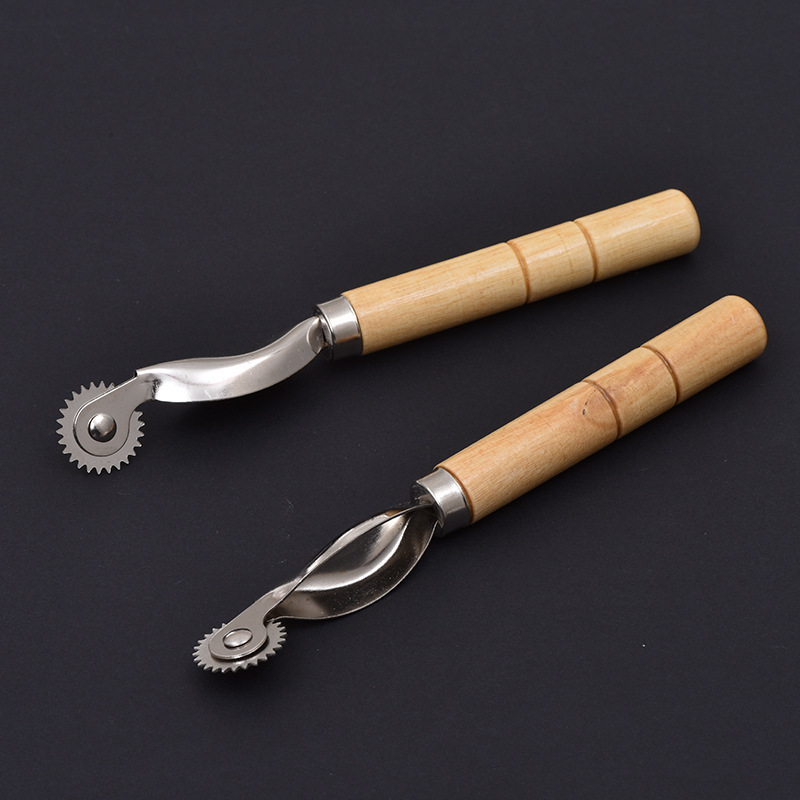 Handmade patchwork crimping wheel dotted line wheel fabric marking gear tracing device point cloth proofing rolling Mark wheel wholesale