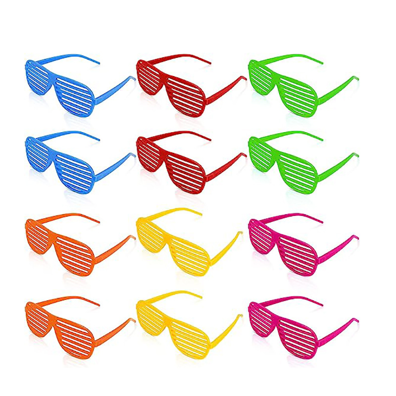 Factory wholesale blinds glasses unisex colorful glasses frame ball party dress glasses cross-border e-commerce