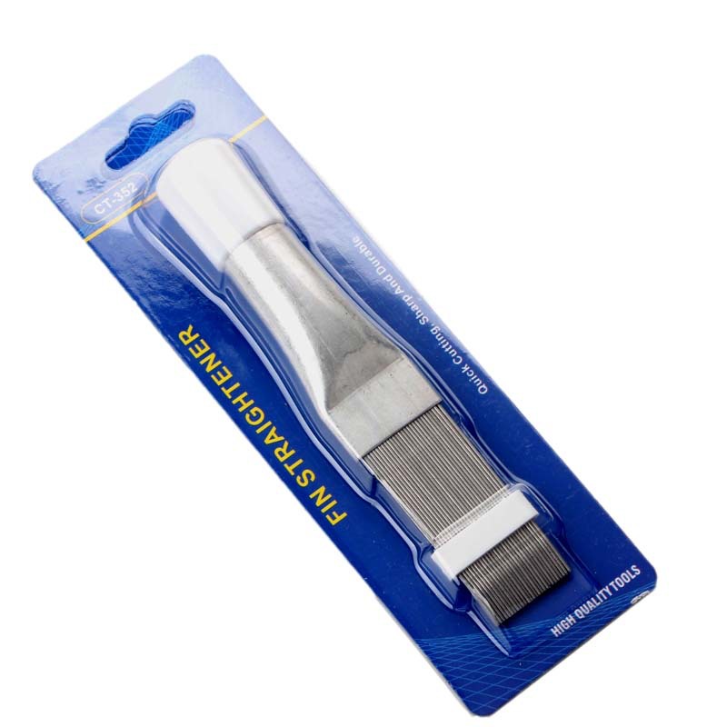 Cross-Border factory stainless steel fin comb air conditioner fin condenser comb refrigeration maintenance tool blade cleaning brush