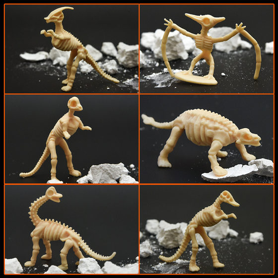 12 Dinosaur Skeleton Model Dinosaur Toy Tyrannosaurus Rex Triceratops Skeleton Archaeological Cognition Children's Toy