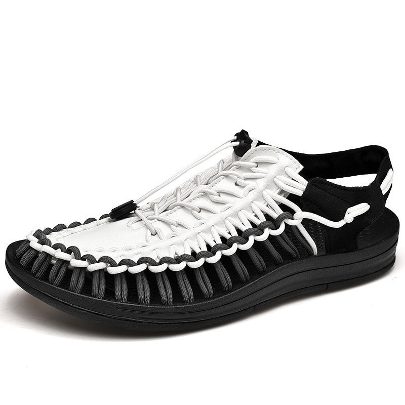 1998 sandals black and white