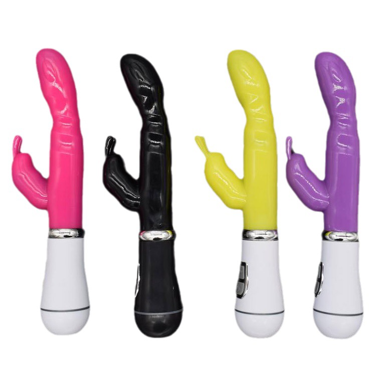 Double Shock G-spot rabbit vibrator vibrator wholesale massage stick romantic AV stick adult sex toys