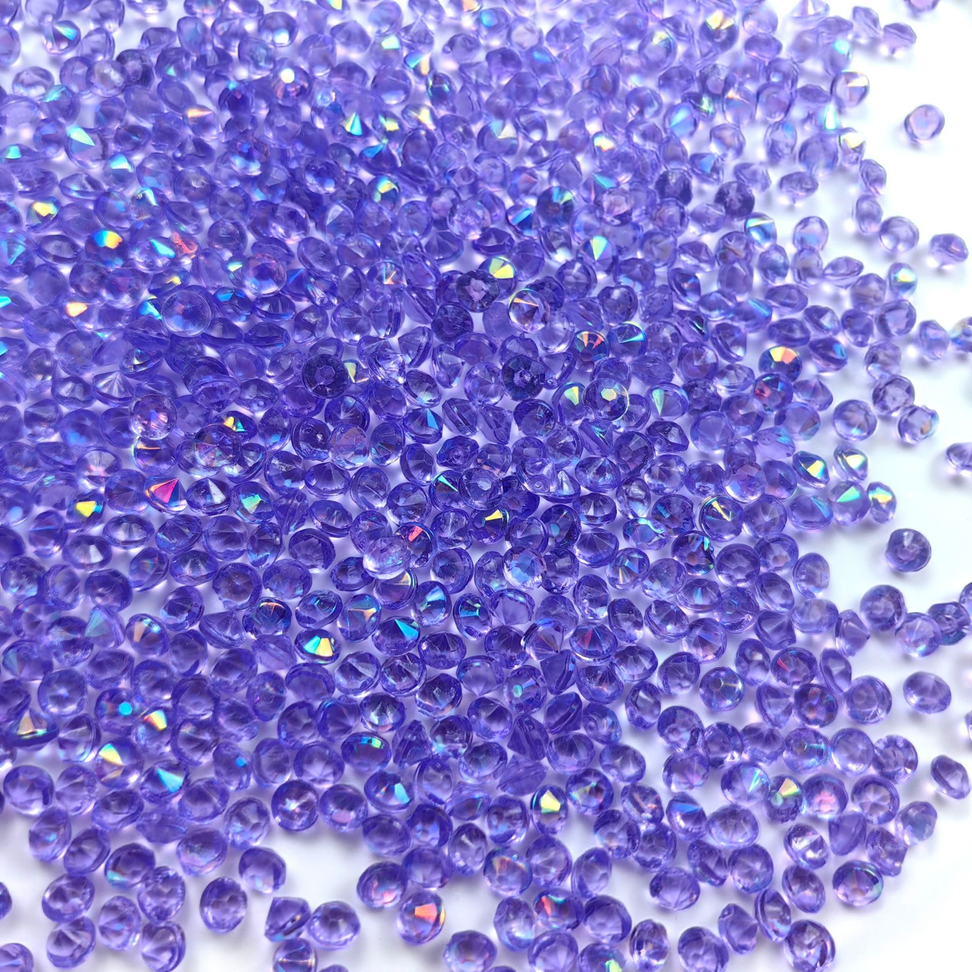 4mmAB colored diamond acrylic diamond diy filler pointed diamond crystal porcelain painting diamond resin bracelet earrings