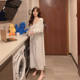 New ins Pajamas Pajamas Women's Spring and Autumn Winter 2020 Palace Japanese Style Sweet Long White Long Sleeve Home Clothes