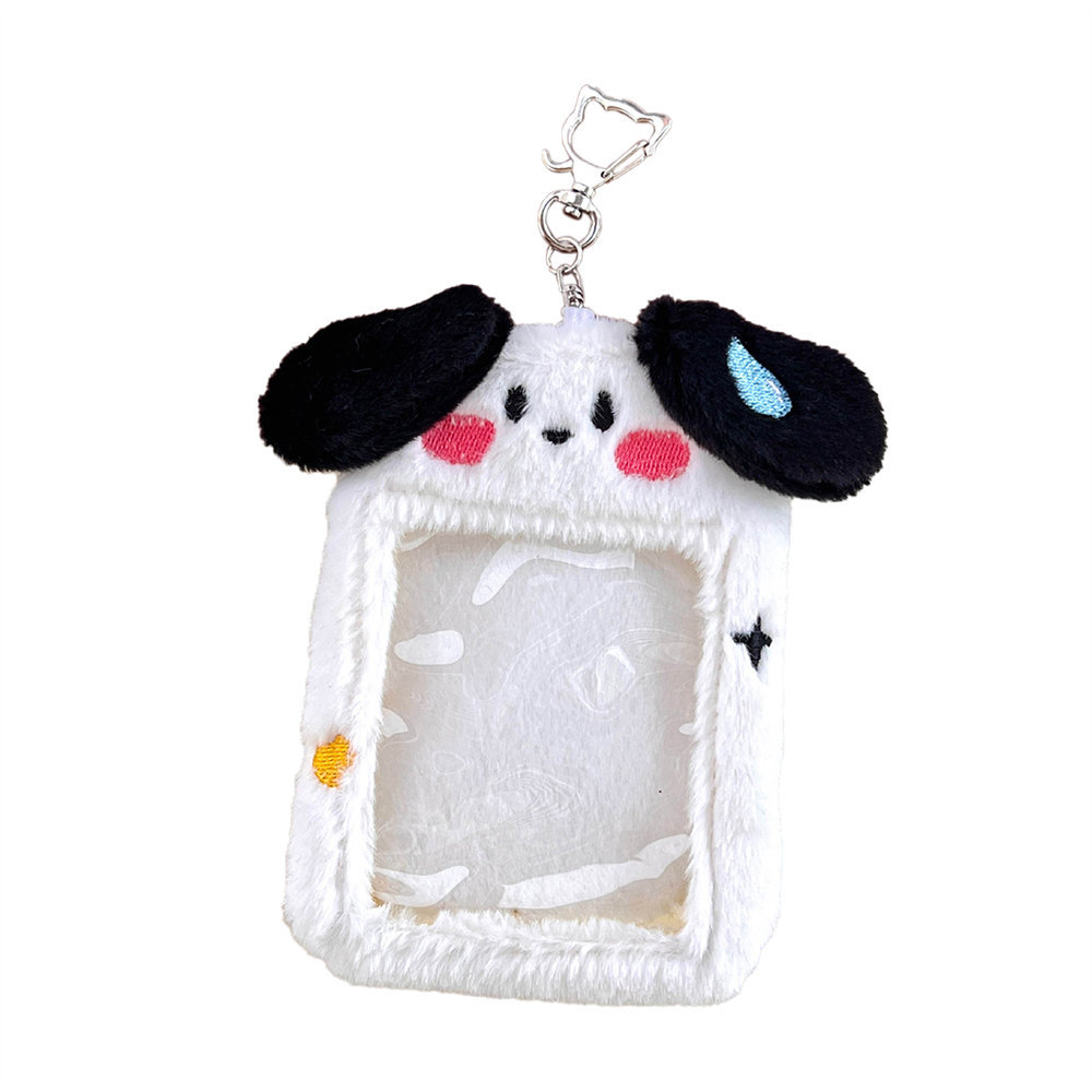 Cute Plush Animal Card Set Bag Instagram Girls Star-chasing Aidou Photo Storage Set Student Campus Card Decorative Bag