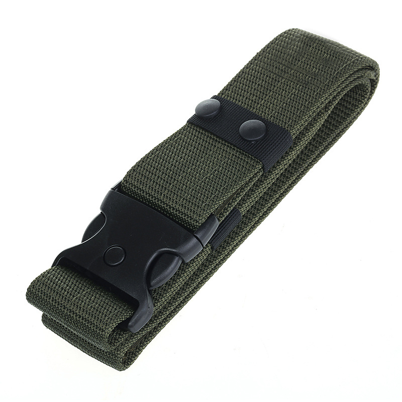 2021 New Tactical Belt Outdoor Belt S Canvas Belt Military Training Special Service Outer Belt