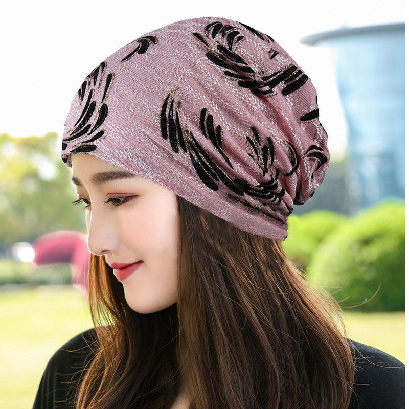 Spring and Autumn thin lining toe cap confinement cap cotton breathable light headscarf cap summer nightcap air conditioning cap for children