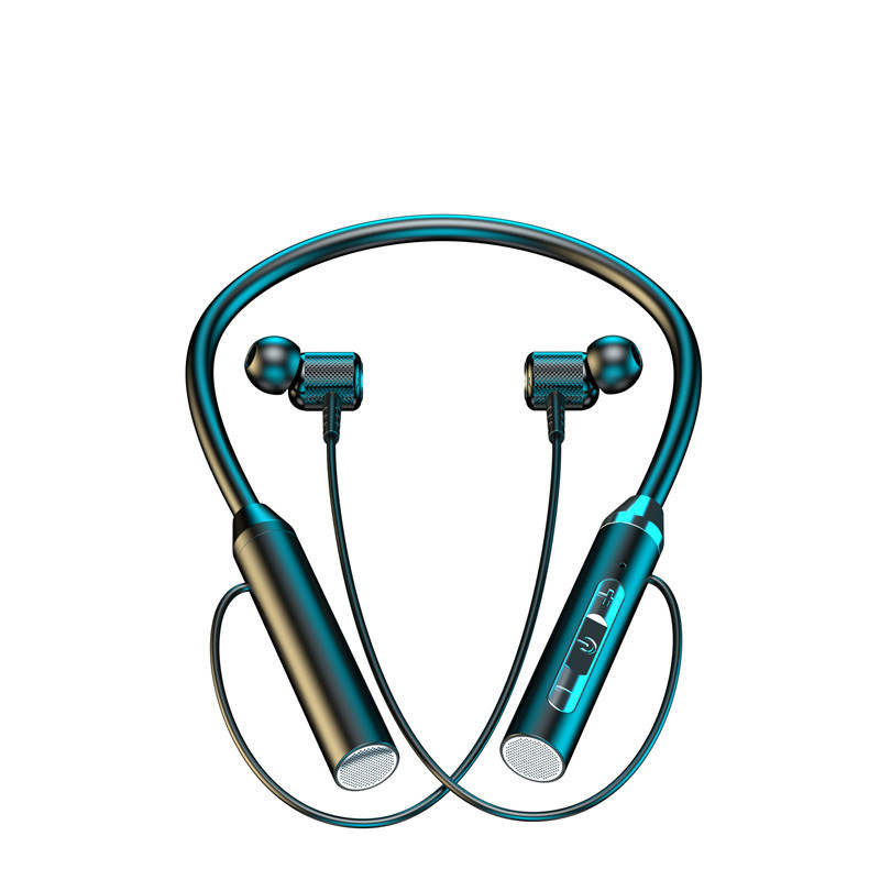 Bluetooth Headset Hanging Neck Bluetooth Wireless Headset Subwoofer Headset Universal Bluetooth Magnetic Sports Running Ear