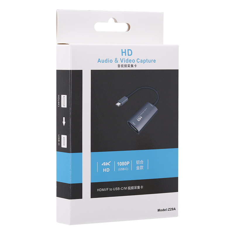 Type-c to HDMI HD video capture card/box mobile game mobile game live streaming OBS Game Collector