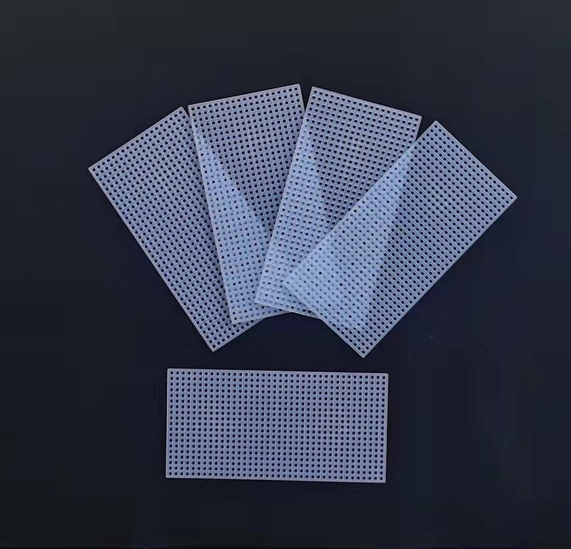 Diyプラスチックメッシュシート卸売りバッグバッグ対外貿易サポートカードヘッド多色正方形メッシュシート8cm10.6cm|undefined
