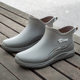 New men's and women's lovers rain boots waterproof shoes non-slip rain boots short tube fashion light sports Korean foreign trade Wholesale