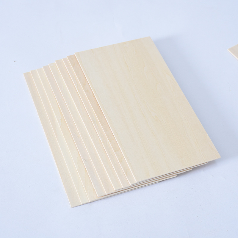 Basswood laminate plywood DIY handmade model making laser carving splicing toy wood board painting decorative board