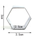 Hexagon No. 1 (3.5cm)