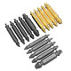 Double-headed screw extractor high speed steel sliding tooth damaged screw reverse tooth removal tool broken wire extractor wholesale