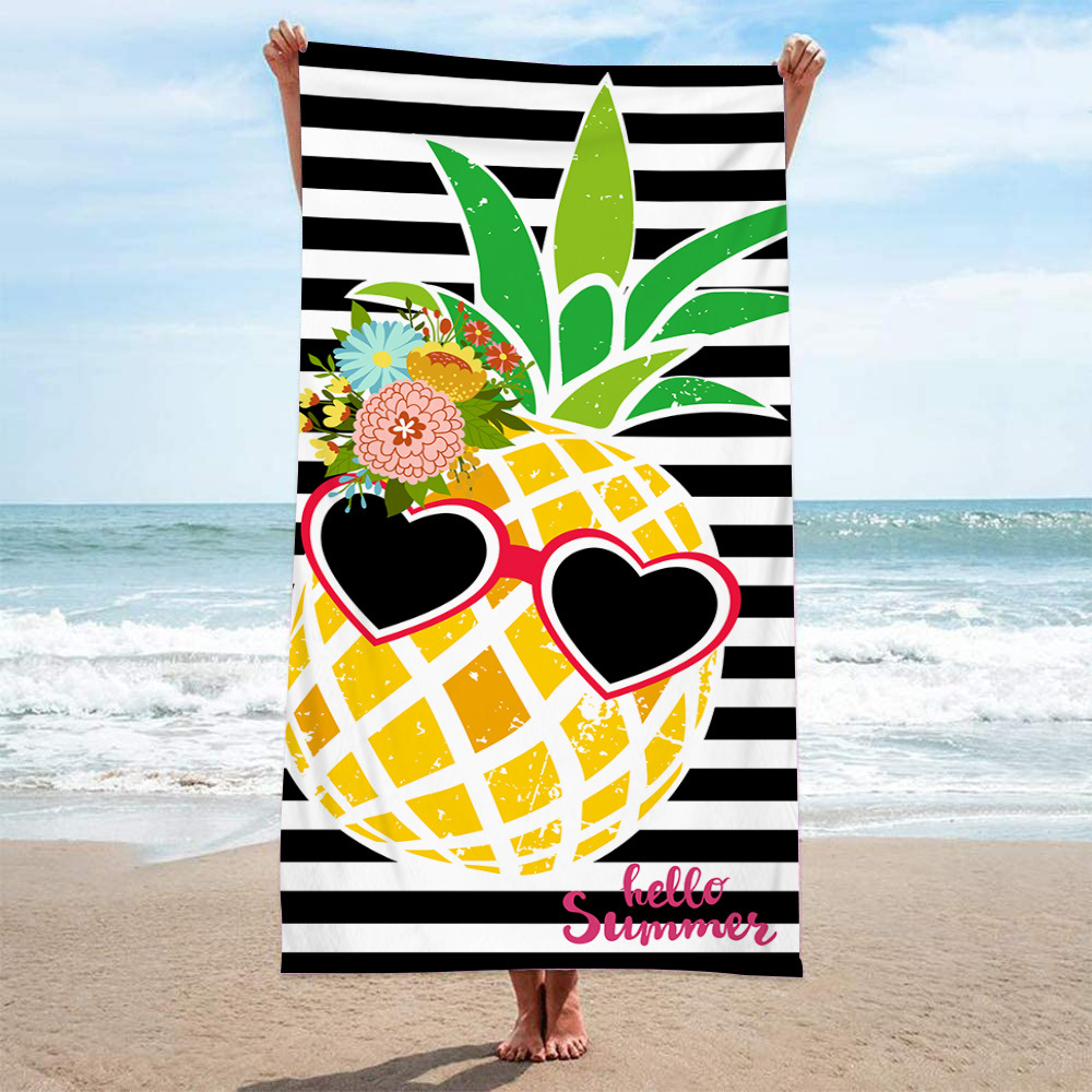 Color Fishtail Microfiber Loop Cloth Beach Towel Bath Towel Seaside Sitting Blanket Shawl Sweat Towel Spreading Blanket Sitting Blanket