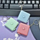 1.5 meters North European style Square key chain automatic telescopic ruler Mini small tape measure measuring garment tape measure measuring body three-way ruler