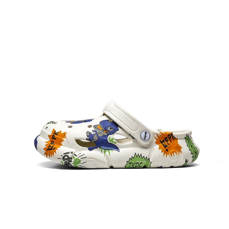Children's Hole Shoes Men's and Women's Children's Shoes 2023 Summer New Style Slip-on Slippers with Soft Sole for Boys and Students