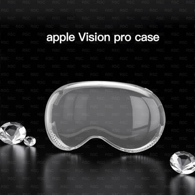 Applicable to Apple Vision Pro protective case Apple VR head display protective case cover transparent drop-resistant protective case