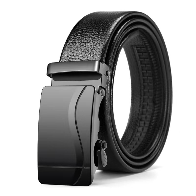 In stock factory wholesale men's belt casual automatic buckle belt men's all-match business Belt Men's young and middle-aged