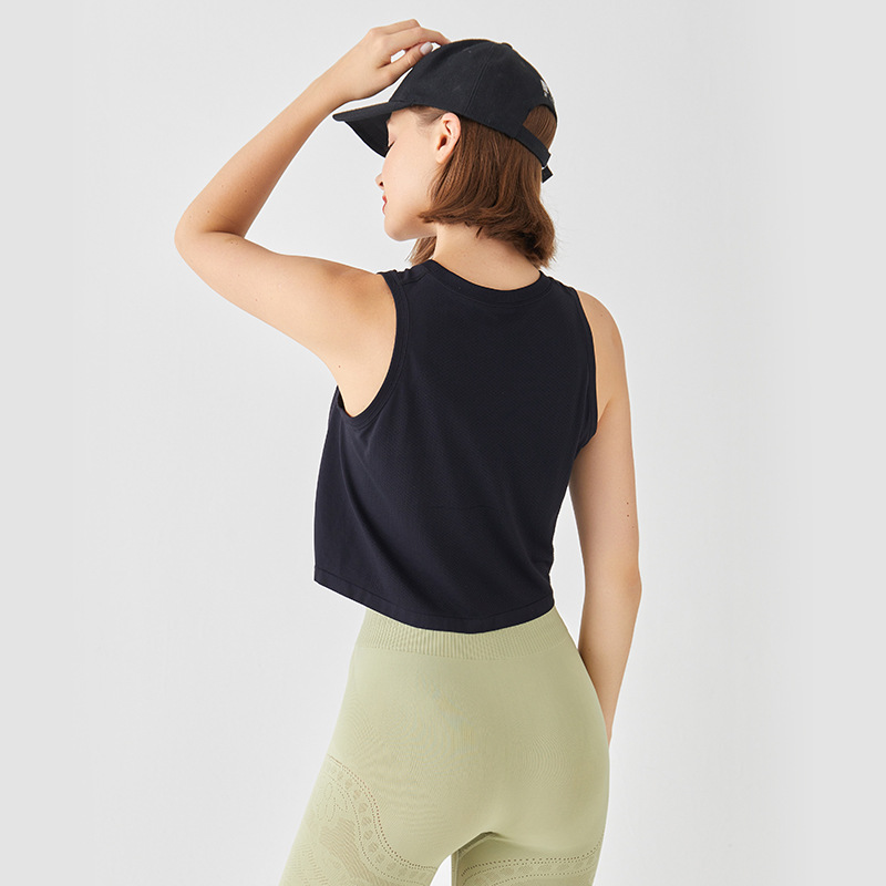 New Sports Yoga Clothing Women's Quick-drying Loose Top All-match Casual Blouse Sweat-absorbent Breathable T-shirt Thin Spring and Summer