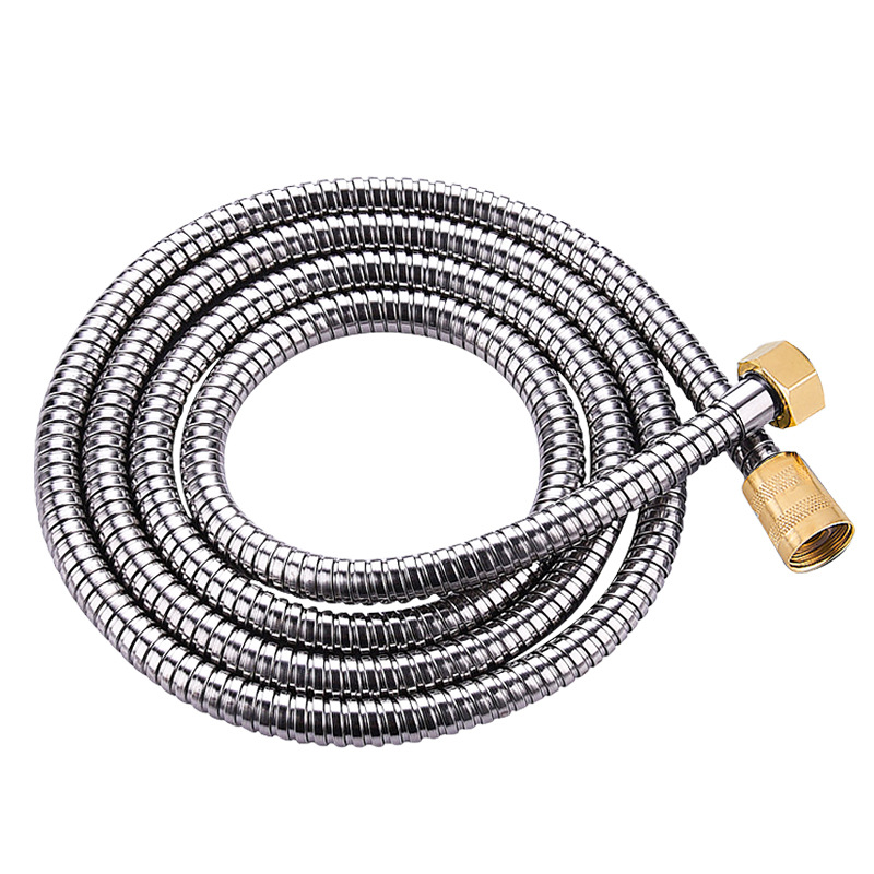 Shower hose explosion-proof stainless steel water pipe universal bathroom water heater bath pipe nozzle set rain accessories