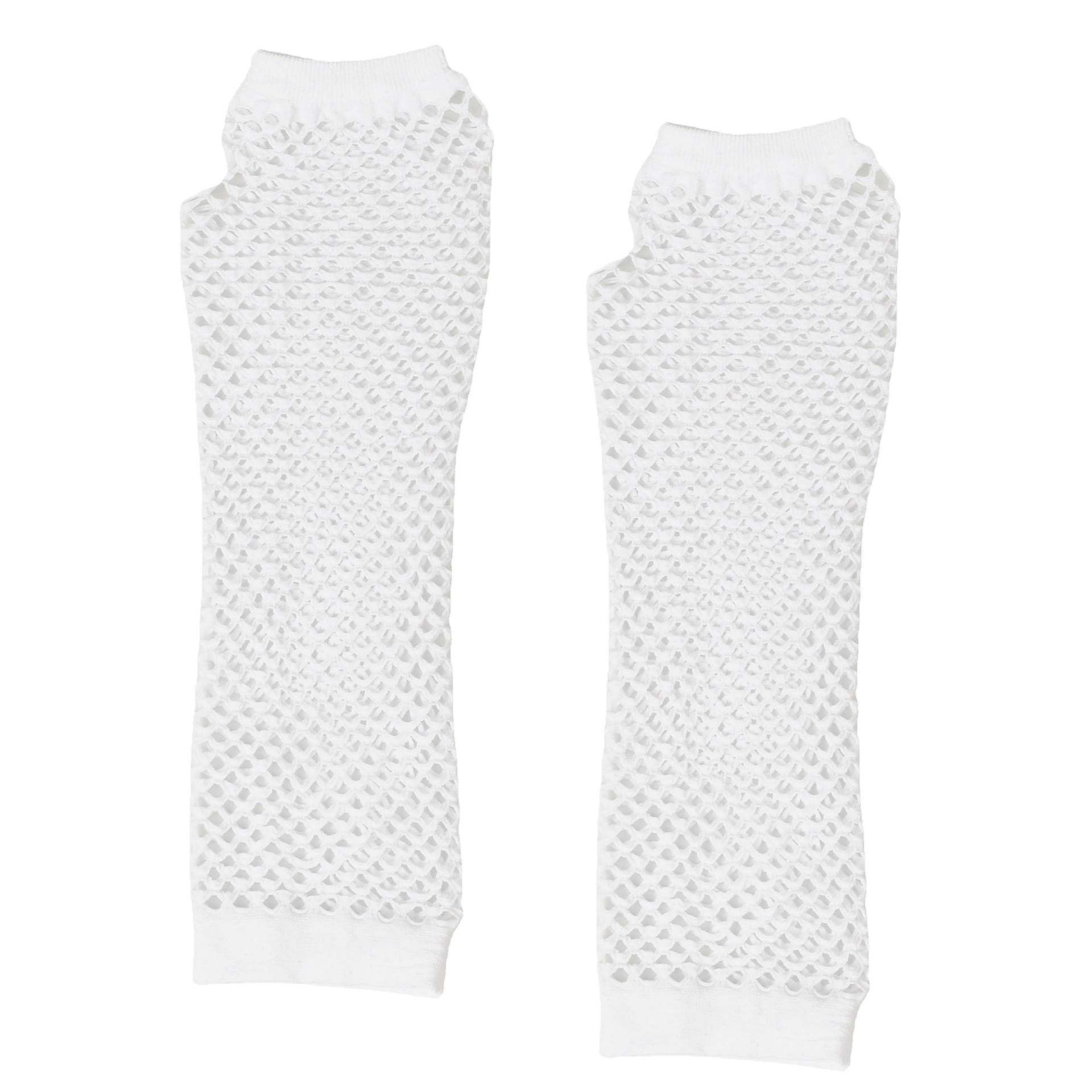 Gants élastiques en filet de pêche épais européens et américains, gants longs sexy punk, gants d'étiquette de fête en boîte de nuit à demi-doigts, gants transfrontaliers_voghion.com