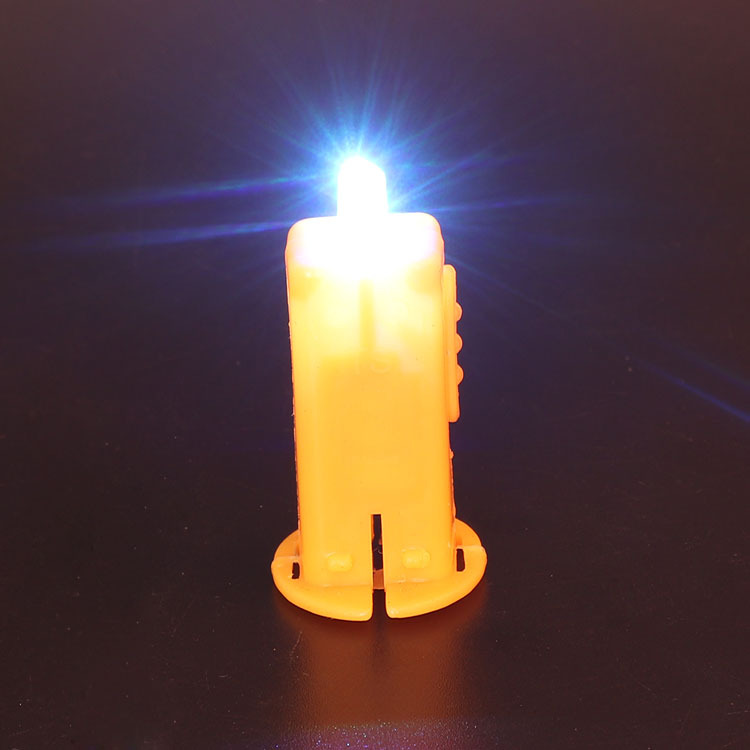 Factory direct Mid-Autumn Festival paper lantern wick LED electronic lamp beads colorful yellow light portable lantern accessories