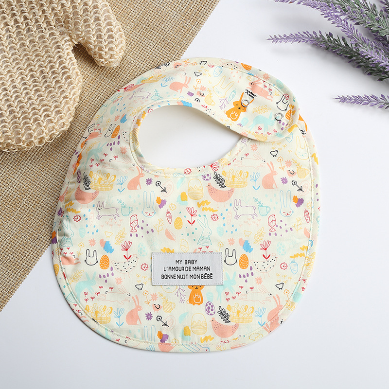 Class A South Korea same style baby saliva towel summer cotton saliva pocket children's bib waterproof cotton baby bib