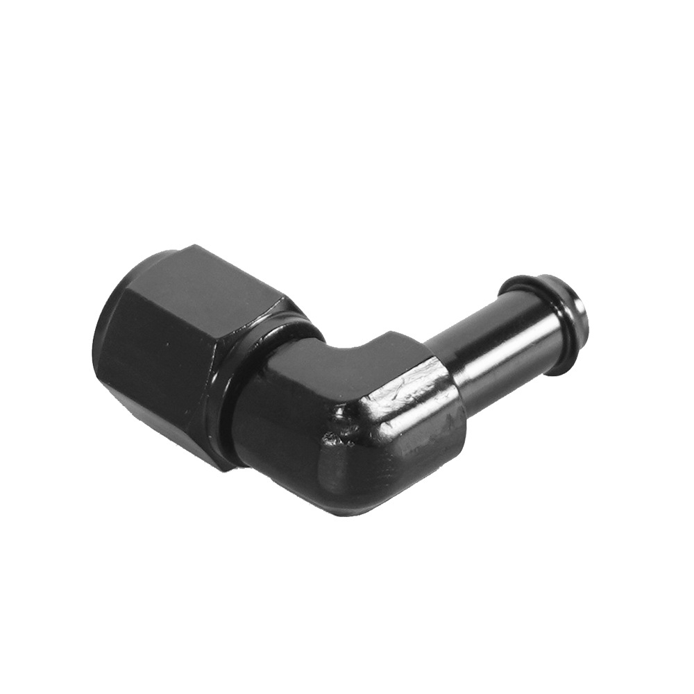 Car modification 90 ° rotating aluminum oil Cold joint adapter AN6 female internal thread new PTFE hose joint