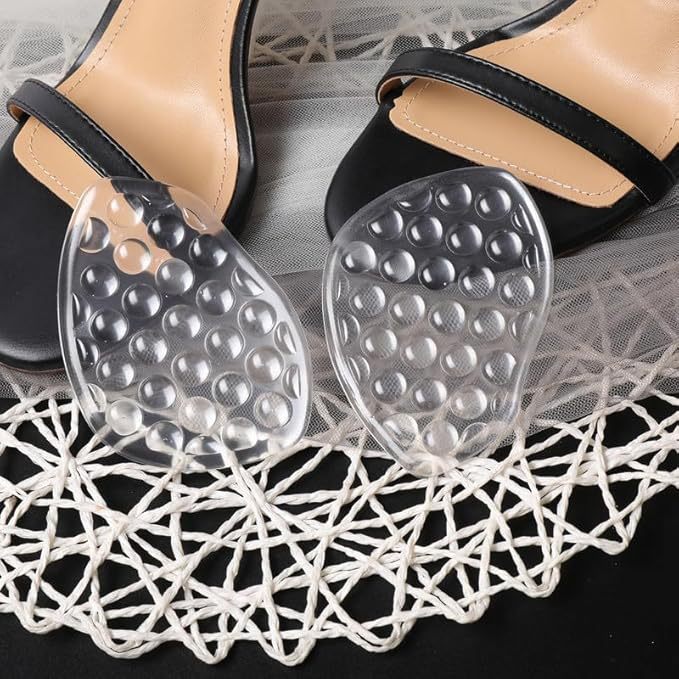 Front palm pad high heel shoes comfortable anti-wear front palm pad foot front Palm dancing bone particles massage soft shock absorption half size pad
