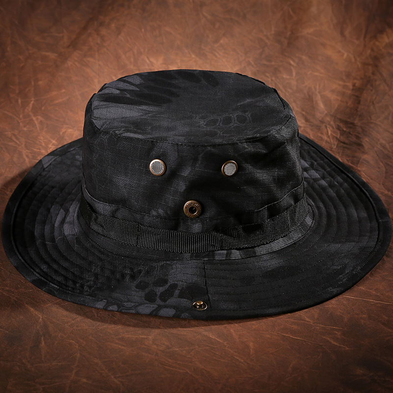 Summer Sunshade Round Edge Hat Sun Protection UV Protection Big Eave Hat Outdoor Mountain Climbing Fishing Big Edge Fisherman Hat