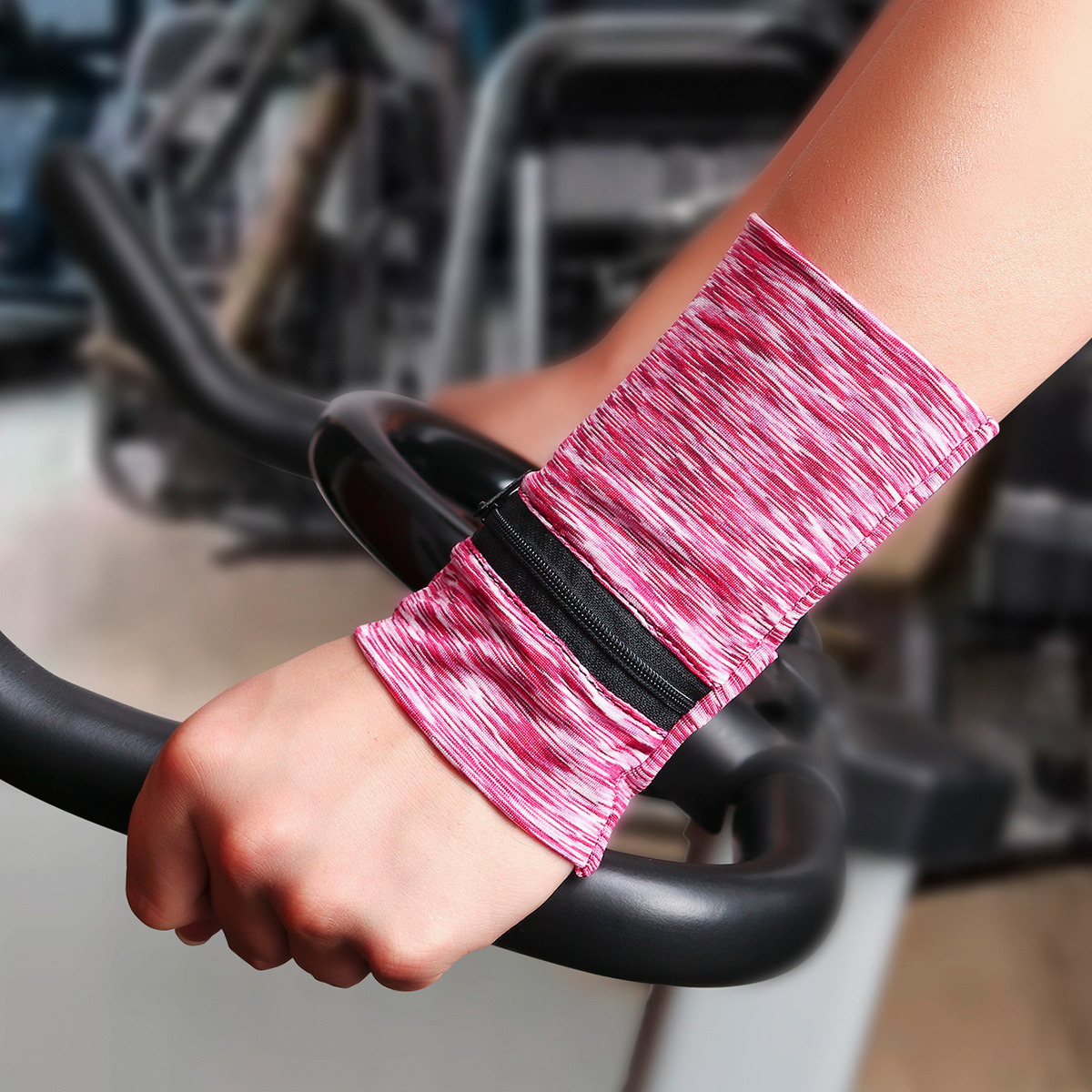 Outdoor Sports Wrist Bag Men's and Women's Riding Fitness Arm Bag Elastic Body-Fit Mini Running Wristband Bag