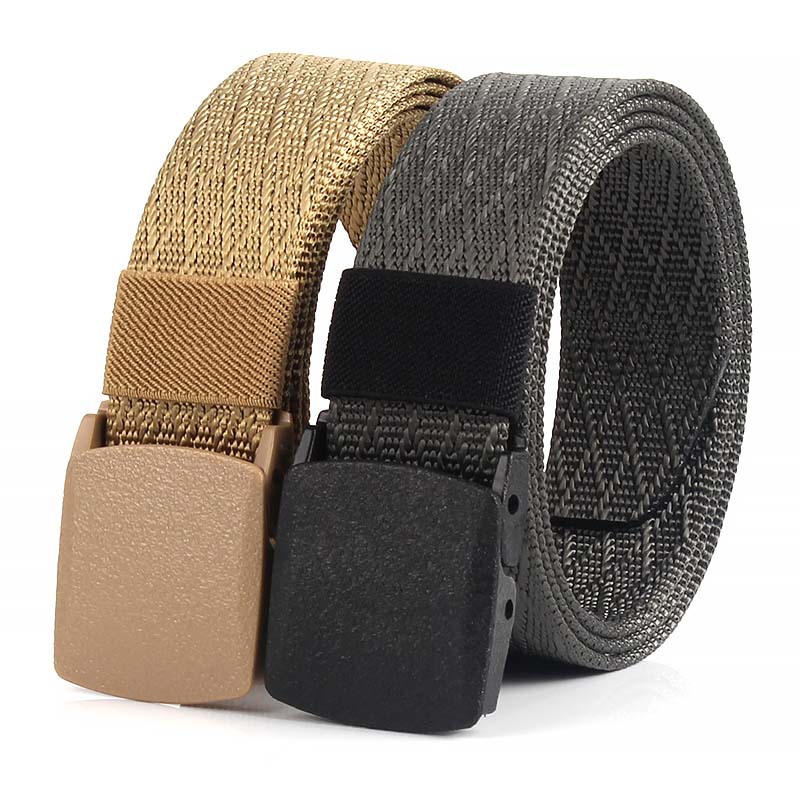 Men's new maze pattern outdoor training tactical belt nylon woven canvas casual all-match fashion belt