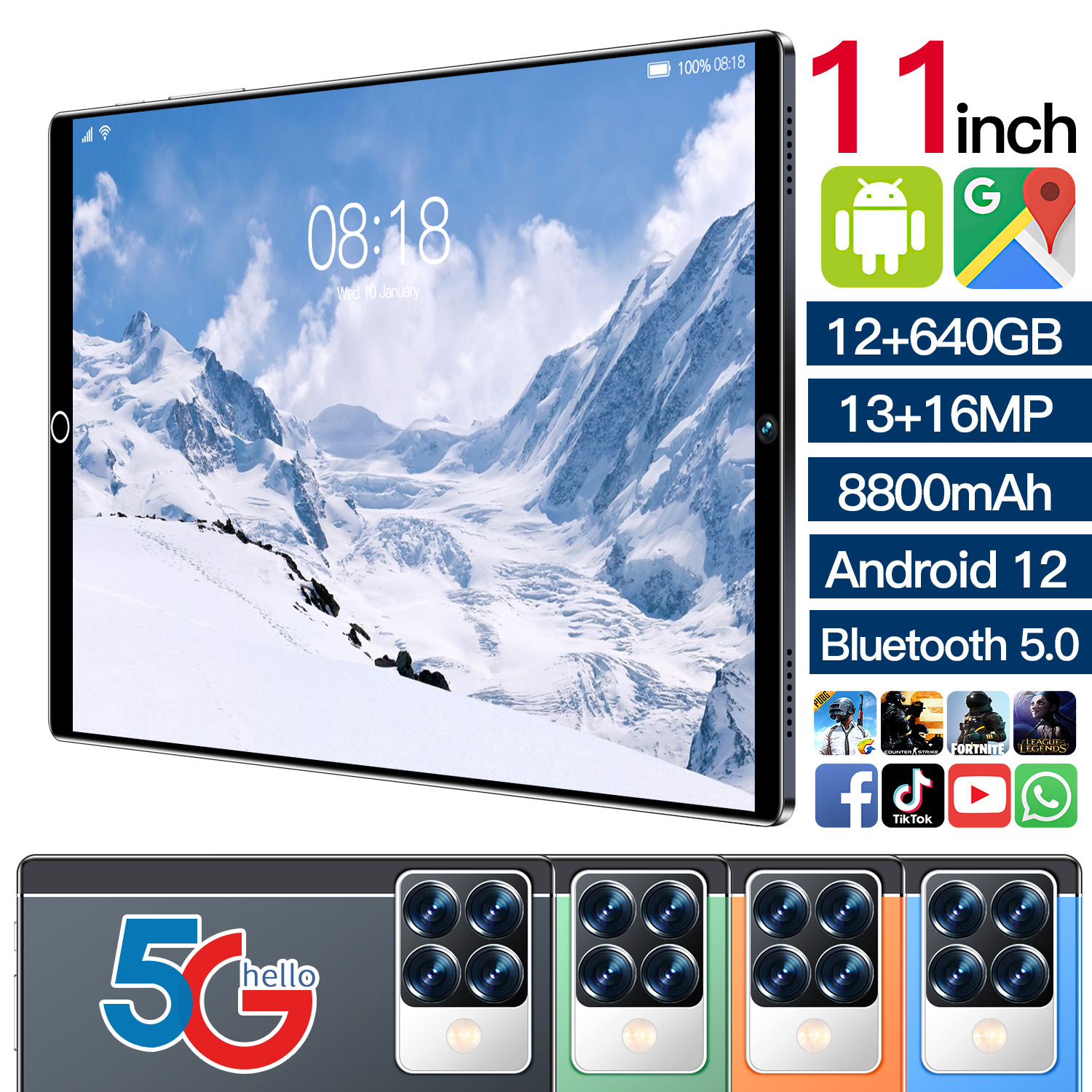 Tablet PC Cross-border New Development 10-inch Wholesale Smart 4g Wireless Bluetooth Business Office 2-in -1