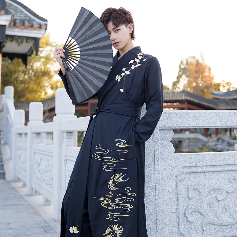 5688 Real Shot Spring and Summer New Thin Improved Pair Long Shirt Pants Daily Couple cp Stage Clothing