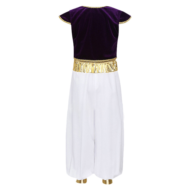 Halloween movie Aladdin magic lamp cosplay costume Aladdin Prince cos adult children performance costume